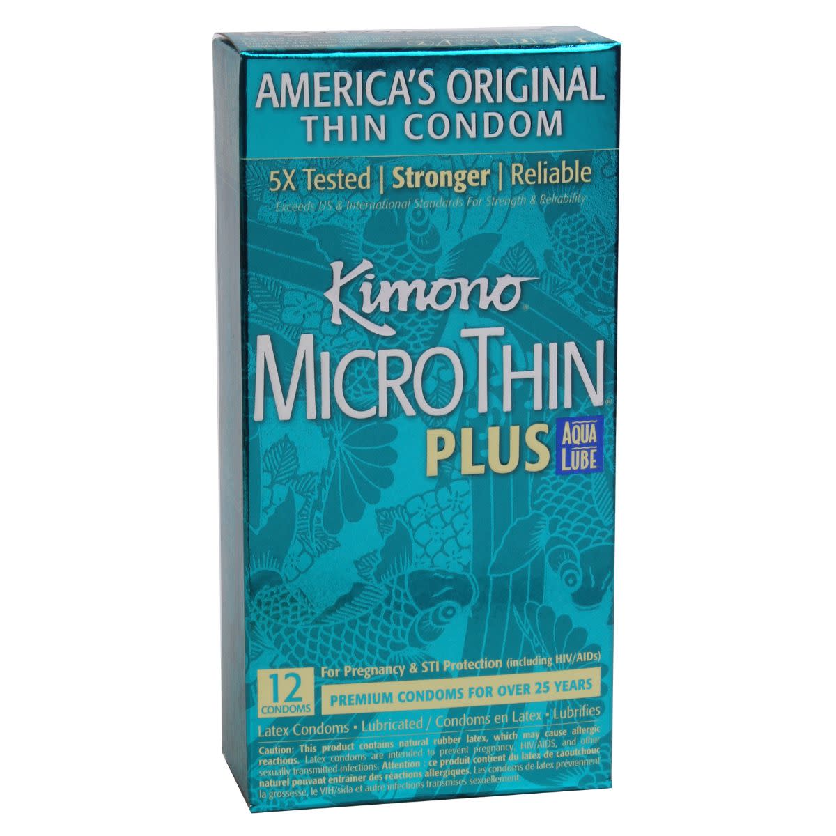 Kimono Microthin Aqua Lube Condom