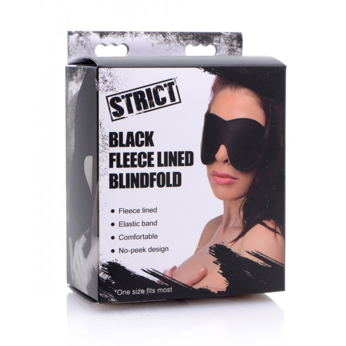 XR Strict Fleece Lined Blindfold Black