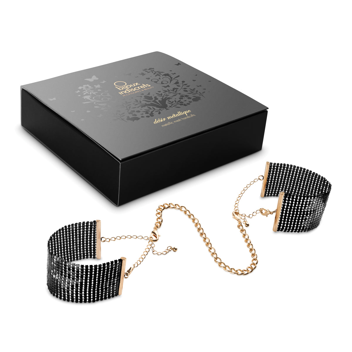 Bijoux Indiscrets Metallic Mesh Handcuffs