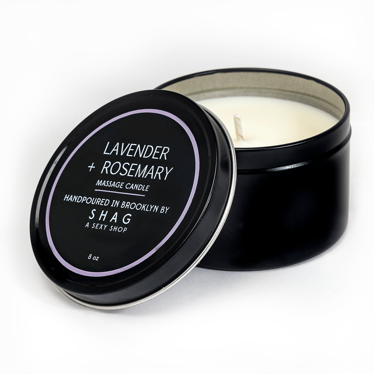 SHAG Massage Candle Lavender & Rosemary 8oz