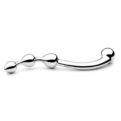 This double ended stainless steel wand offers a choice of smooth or beaded stimulation for your g-spot or p-spot. We just love options.