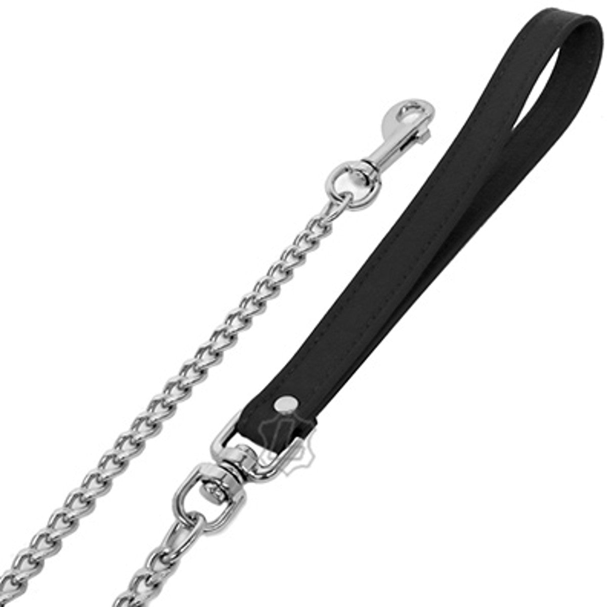 Kookie Garment Leather Leash Black 30"