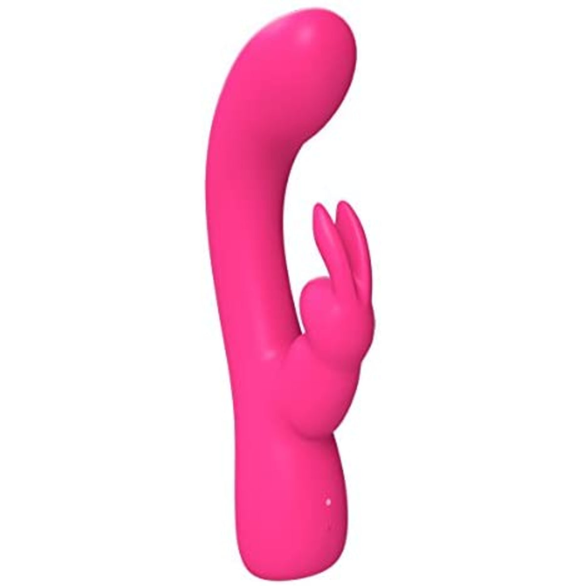 This silicone rabbit-style vibe works both internally and externally for a more robust pleasurable experience. The unique shape of this toy boasts 10 powerful functions with a simple touch of the remote. An exciting up-to-date take on the classic rabbit vibe!