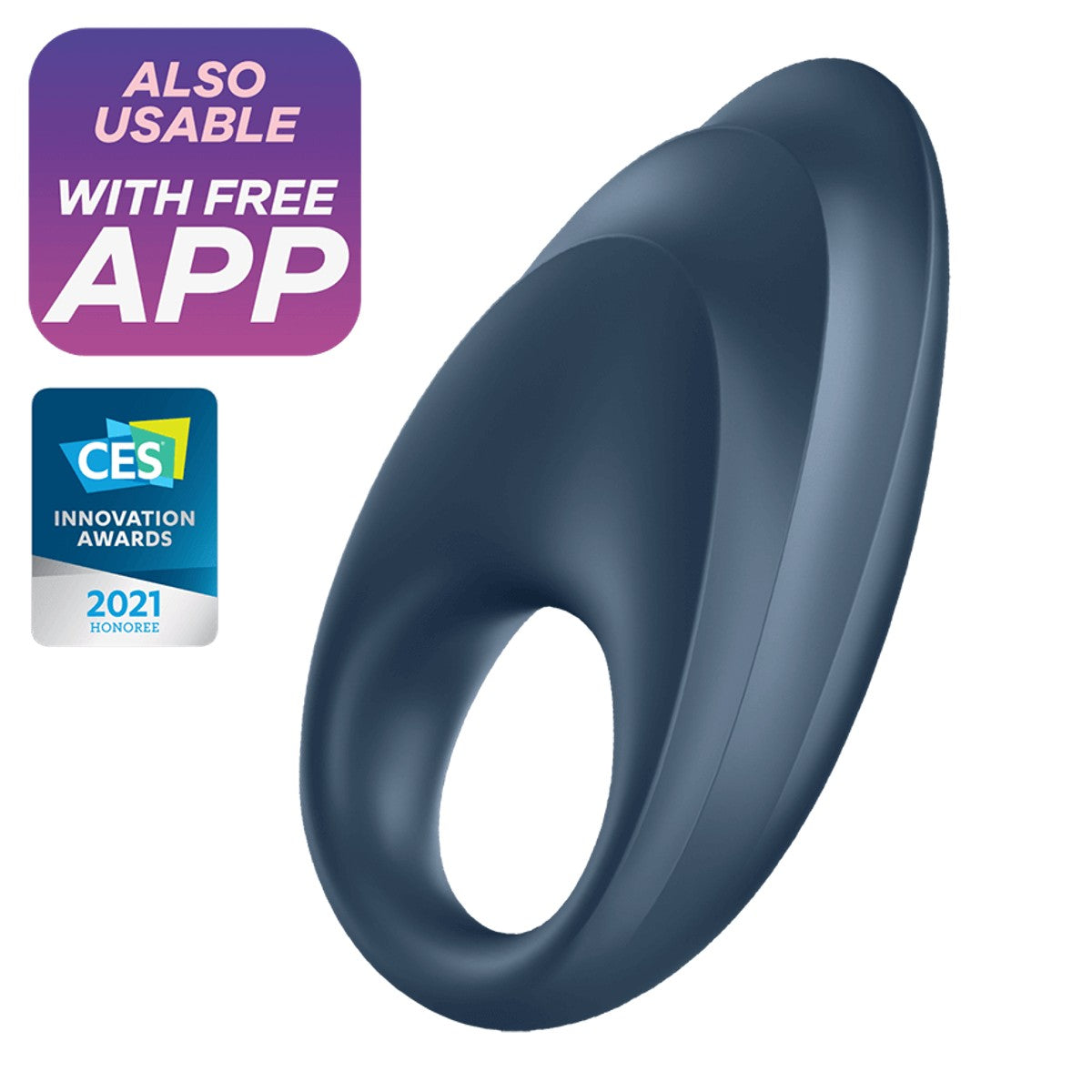 They don’t call it the POWERFUL ONE for nothing! This C-ring is great for both partners (or solo play!) and is app-enabled.