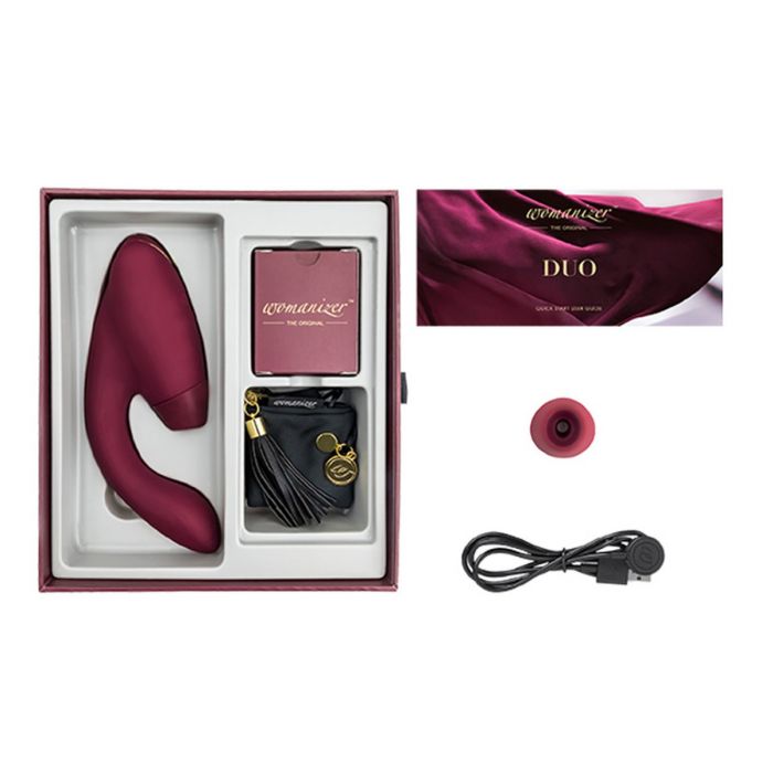 Womanizer Duo 2 Silicone Rechargeable Clitoral And G-Spot Stimulator