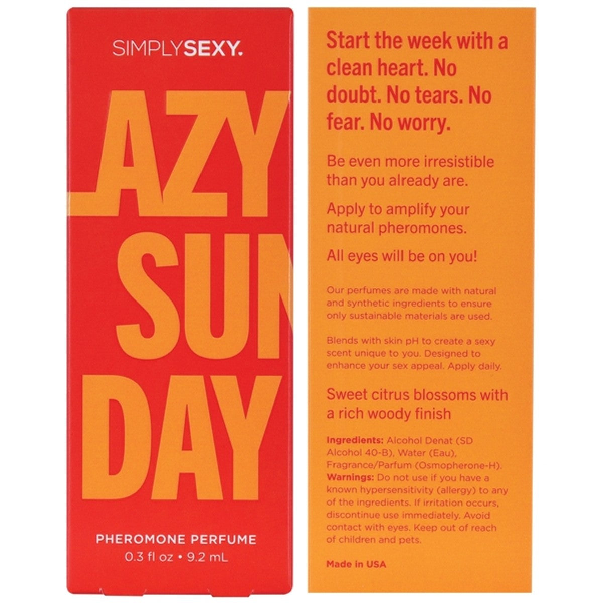 Simply Sexy Lazy Sunday Pheromone Perfume .30oz