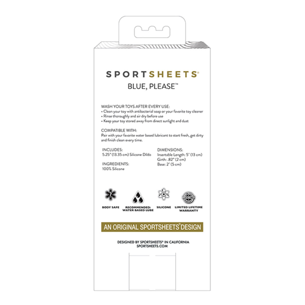 Sportsheets Please Silicone Dildo