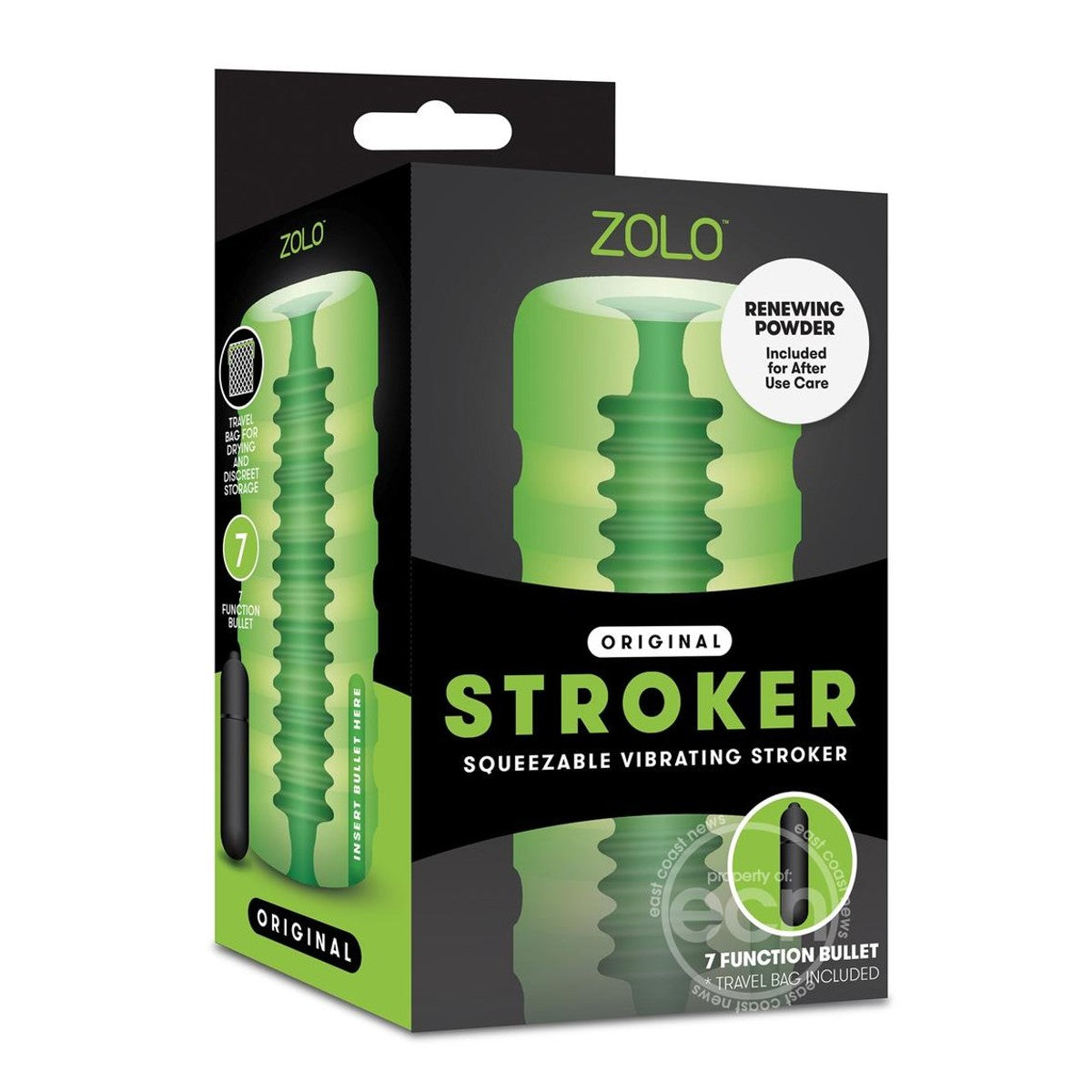 Zolo Squeezable Vibrating Stroker