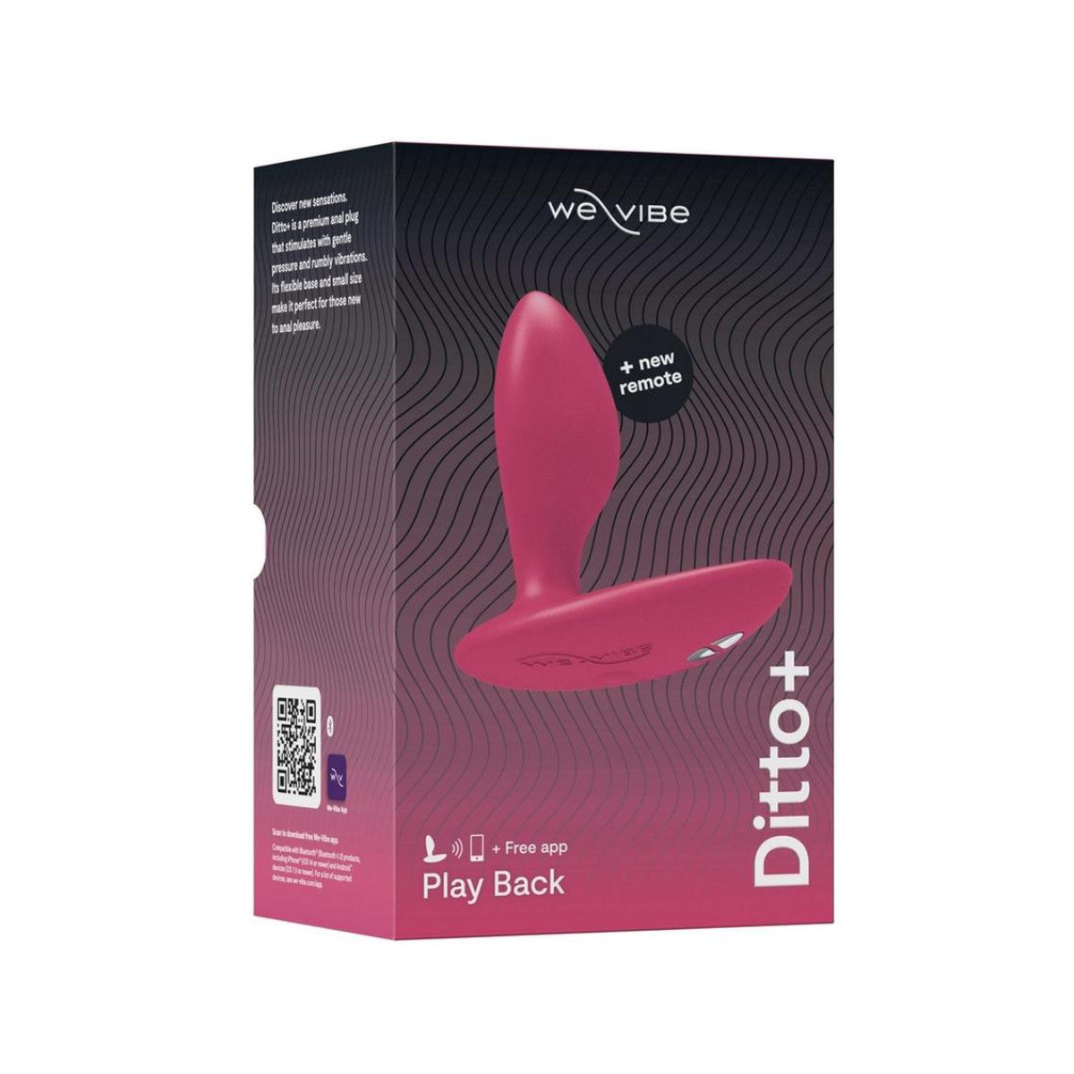 We-Vibe Ditto + Wireless Remote Control Anal Plug