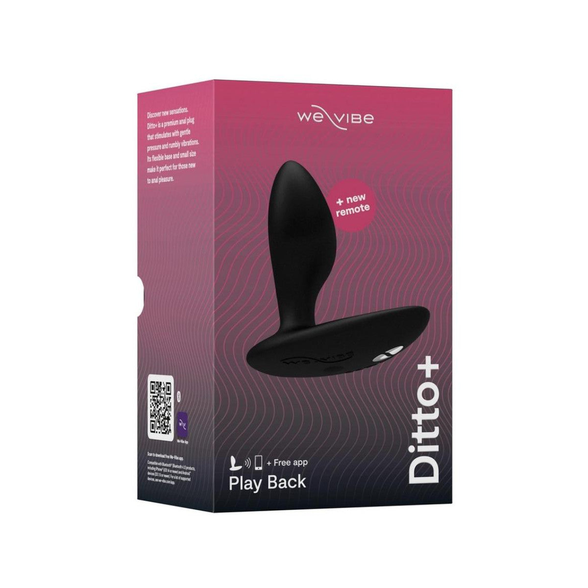 We-Vibe Ditto + Wireless Remote Control Anal Plug