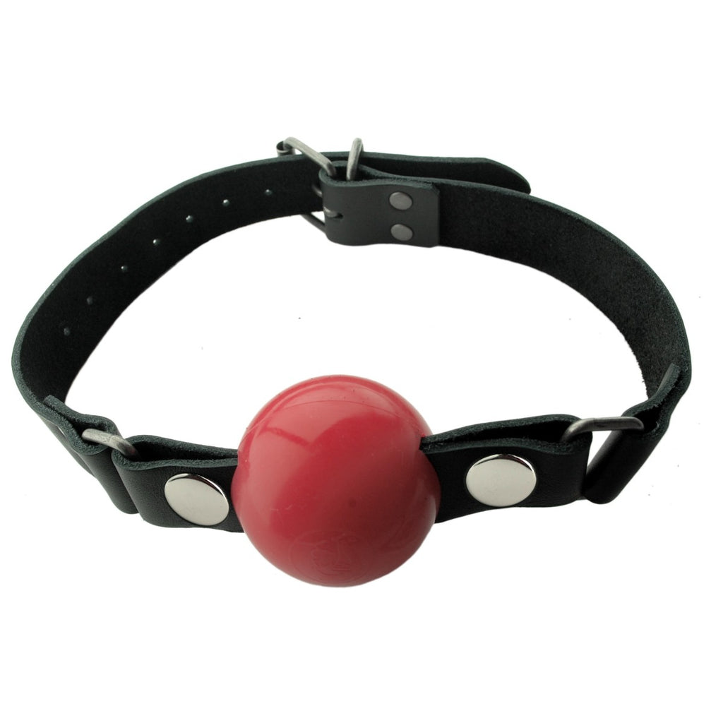This large ball gag is just the right size for more experienced players when you want to keep your play to a sexy hush.