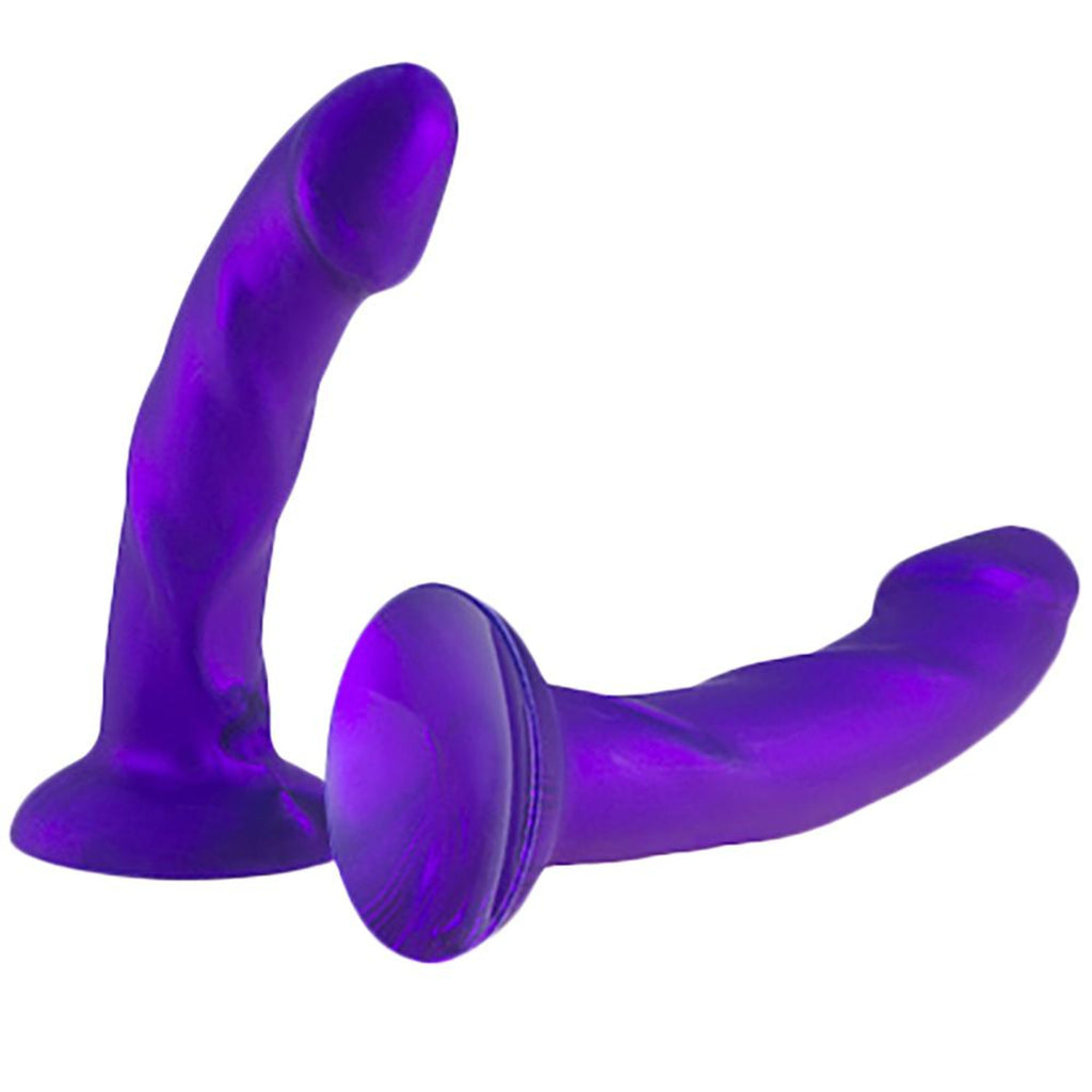 The Flame is a petite purple penis that's perfect for pegging! Whew! The arch on the dildo allows for prostate or g-spot stimulation. It is both harness-compatible and suction-capable. One would say, A Dream Dildo.