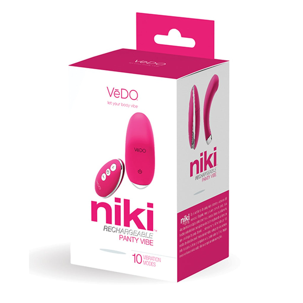 Public fantasy, anyone? Vedo&rsquo;s Niki is the most discreet and comfortable rechargeable panty vibrator you&rsquo;ll find!