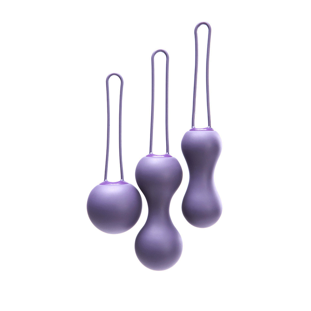 A smooth, easy-to-use progressive set of three kegel exercise balls to help strengthen vaginal muscles and prevent incontinence. A house favorite.