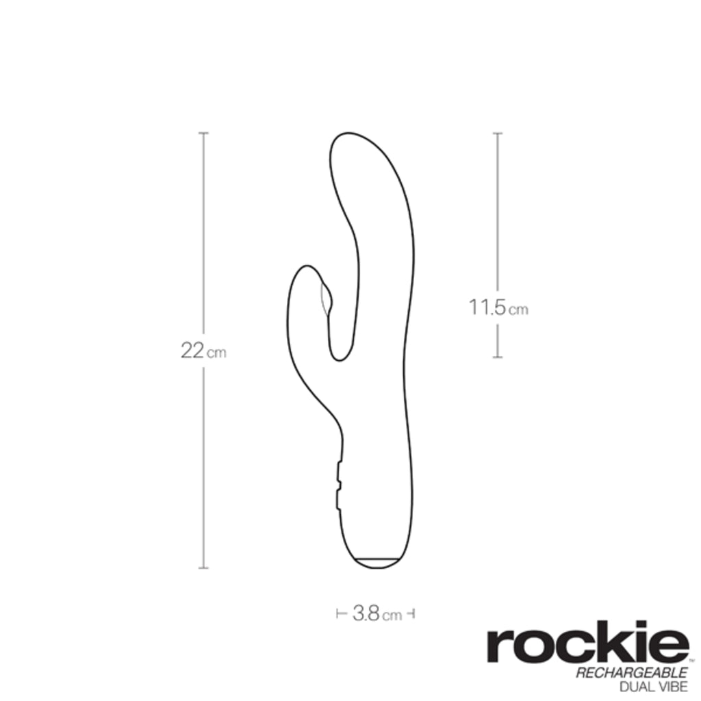 VeDo Rockie is a rabbit style vibrator - working both internally and externally, to give you wonderful stimulation to your G-spot and clitoris at the same time! Multiple sweet spots... multiple pleasure.