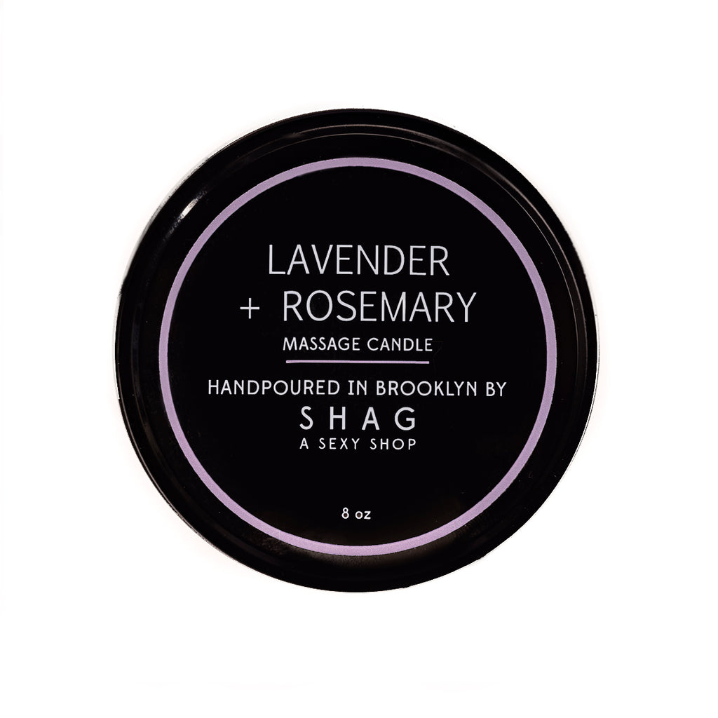 SHAG Massage Candle Lavender & Rosemary 8oz