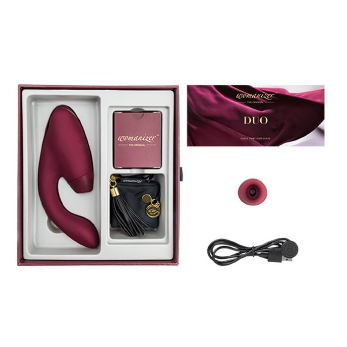 Womanizer Duo Silicone Rechargeable Clitoral And G-Spot Stimulator